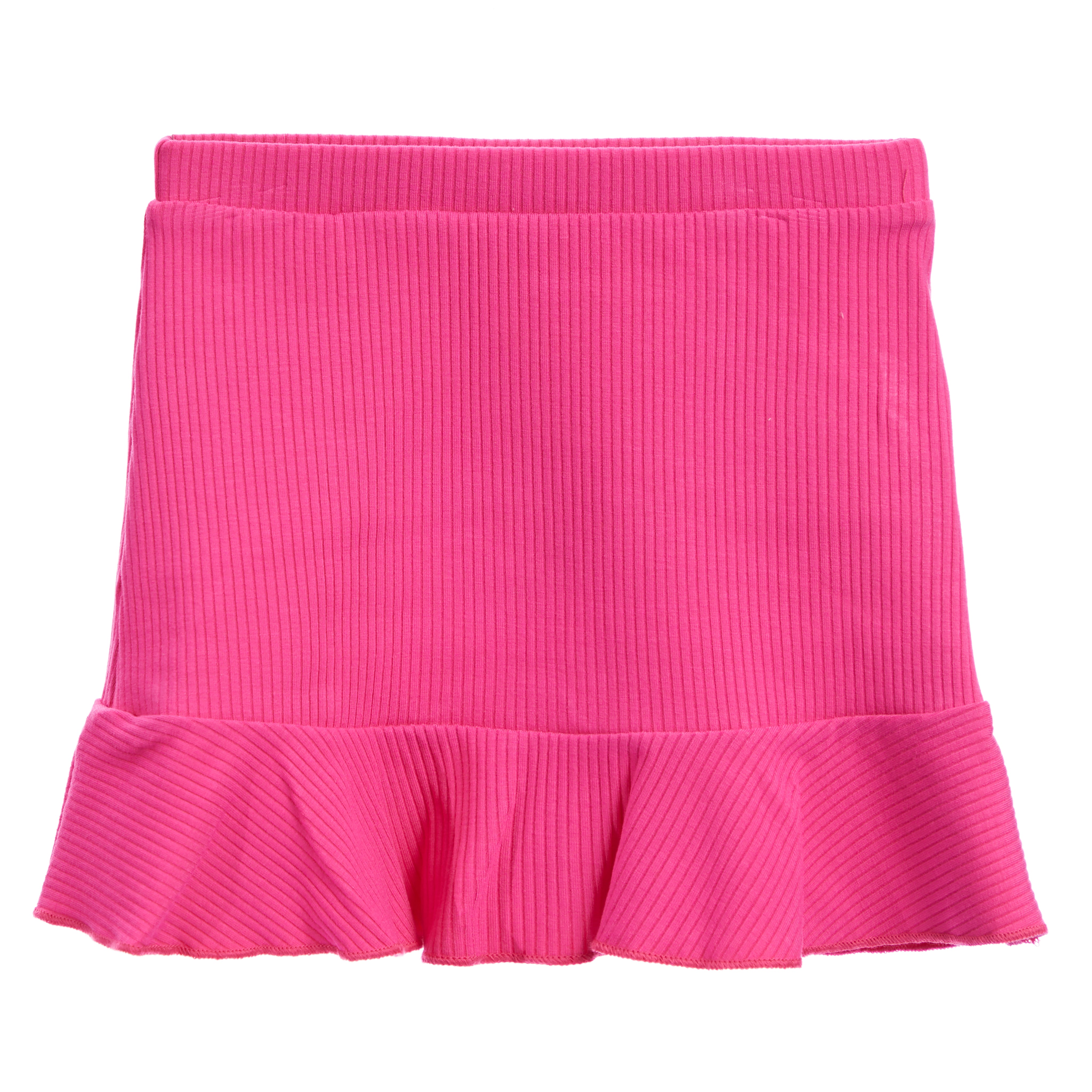 Ribbed Flounce Skirt - Denny's
