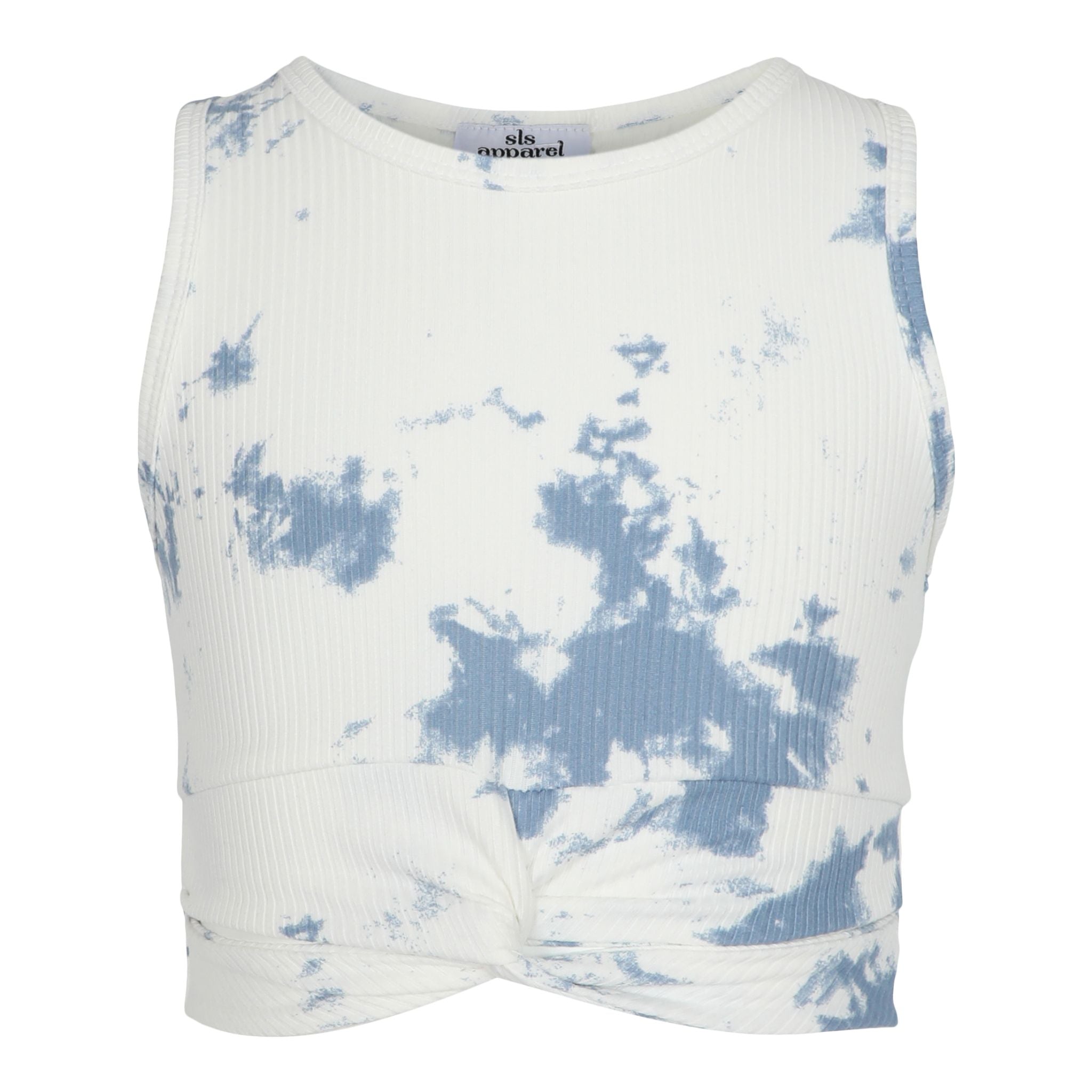 Tie Dye Twist Bottom Tank Top - Denny's