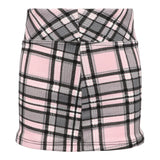 Plaid Straight Skirt - Denny's