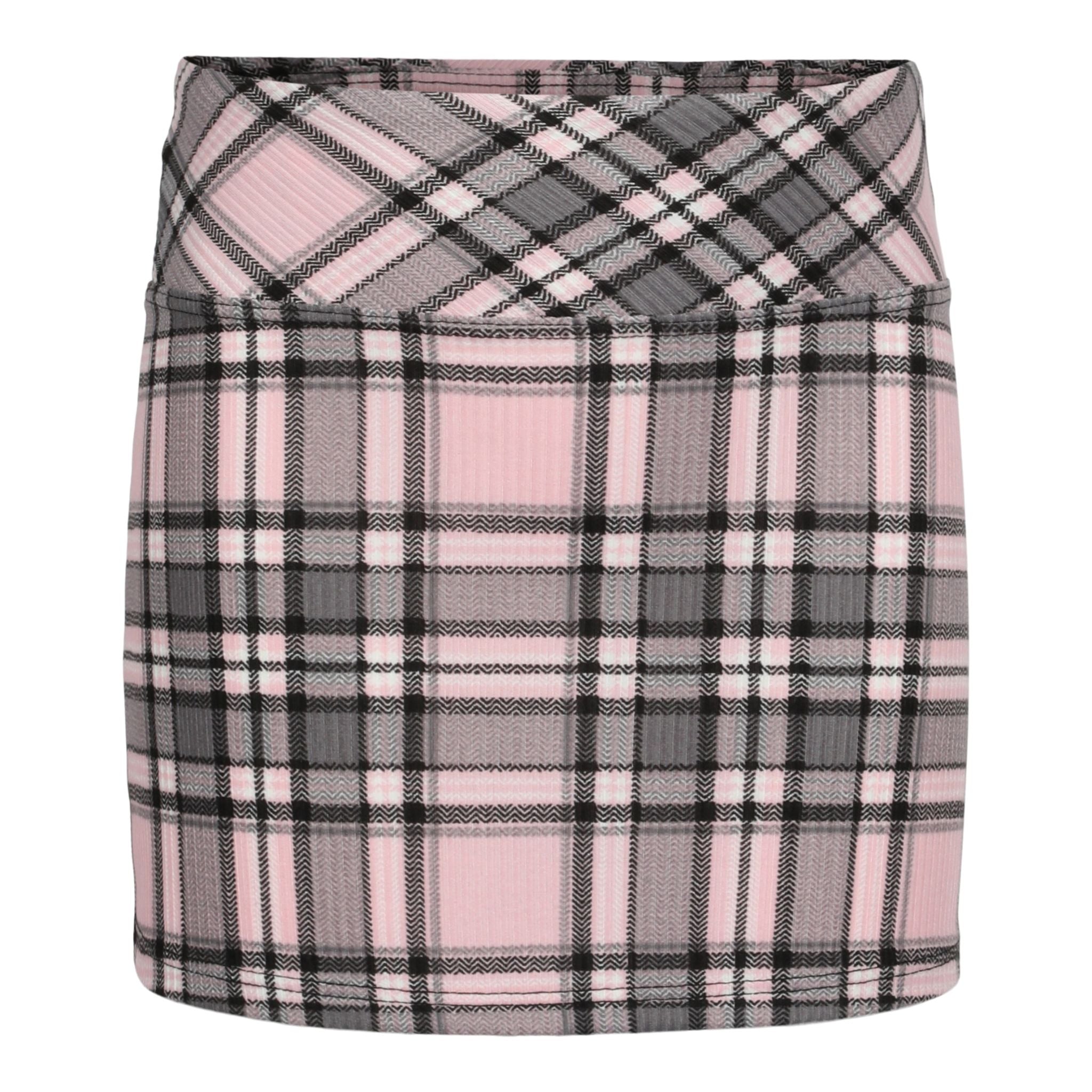 Plaid Straight Skirt - Denny's