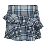 Ruffle Plaid Skirt - Denny's