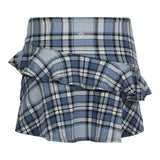 Ruffle Plaid Skirt - Denny's