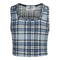 Plaid Square Neck Tank Top - Denny's