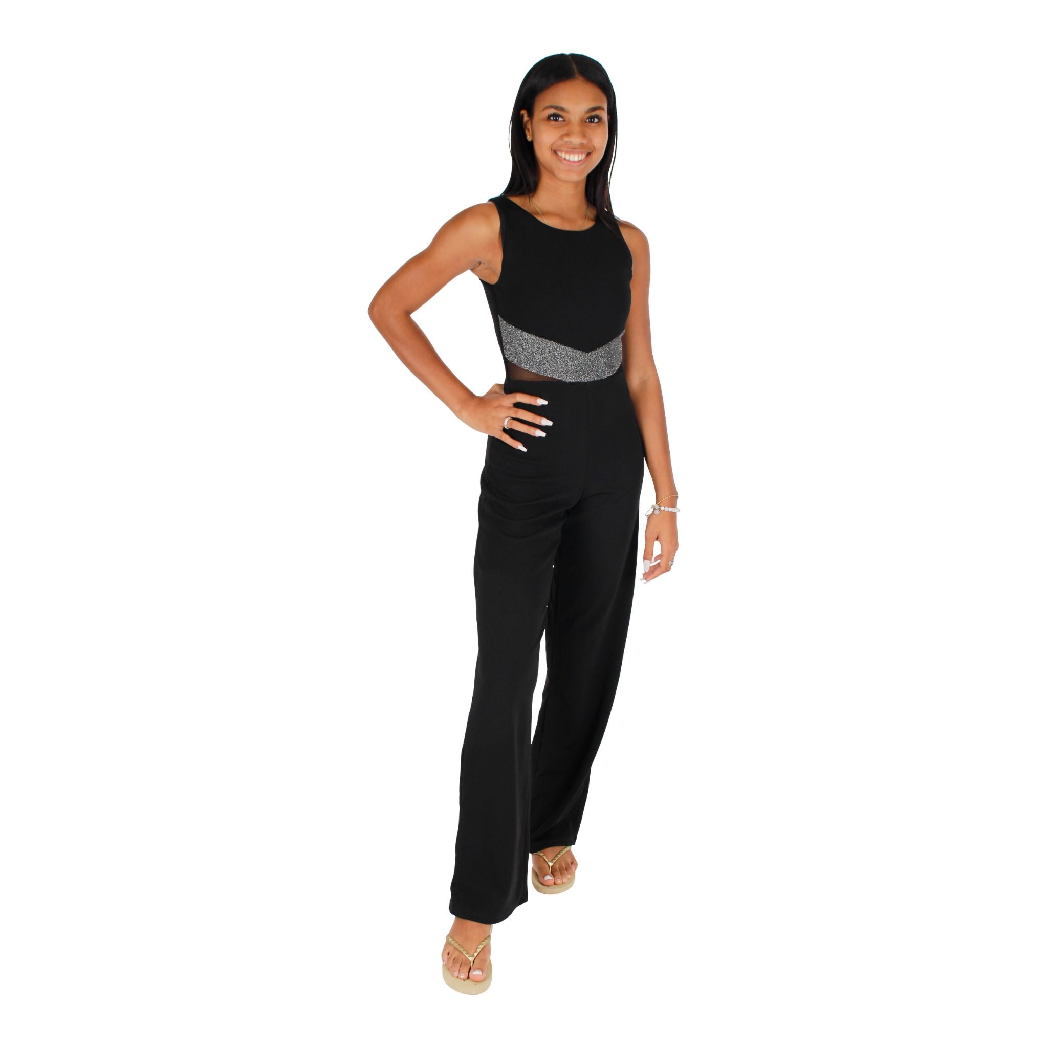 Allie Mesh Cut Out Jumper - Denny's