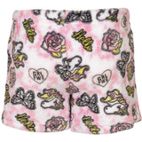 Fuzzy Hello Shorts - Denny's