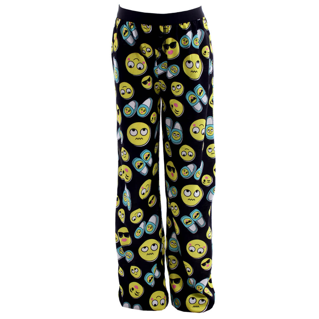 Emoji Slippers Knit Pant - Denny's