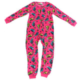 Sneakers Footless Fuzzy Onesie - Denny's
