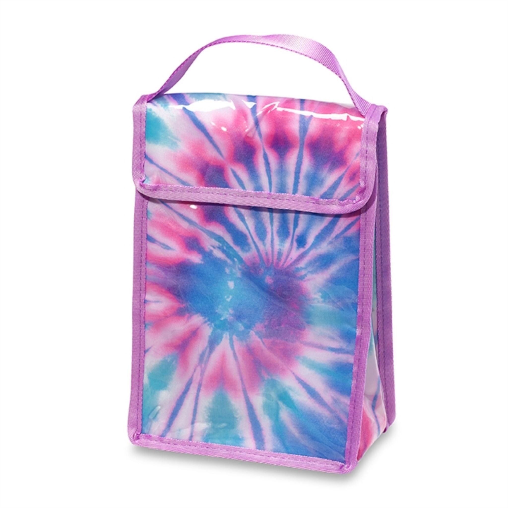 Tie Dye Pink and Blue Snack Bag - Denny's
