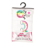 Youth Size 3 Pack Girls Bikinis Smile Rainbow & Love - Denny's
