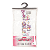3 Pack Girls Bikinis Beach Just Chillin & Shine Bright - 7-14 Girl - Denny's