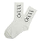 Love Love Love Smiley Crew Sock - Denny's