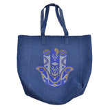 Denim Tote Hamsa - Denny's