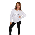 Hey Warrior Raglan Top - Denny's