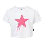 Pink Drippy Star Boxy Tee - Denny's