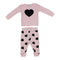 Two Piece Thermal Set with Heart - Denny's