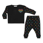2pc Rainbow Hearts Set - Denny's