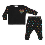 2pc Rainbow Hearts Set - Denny's