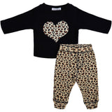 2pc Leopard Hearts Set - Denny's
