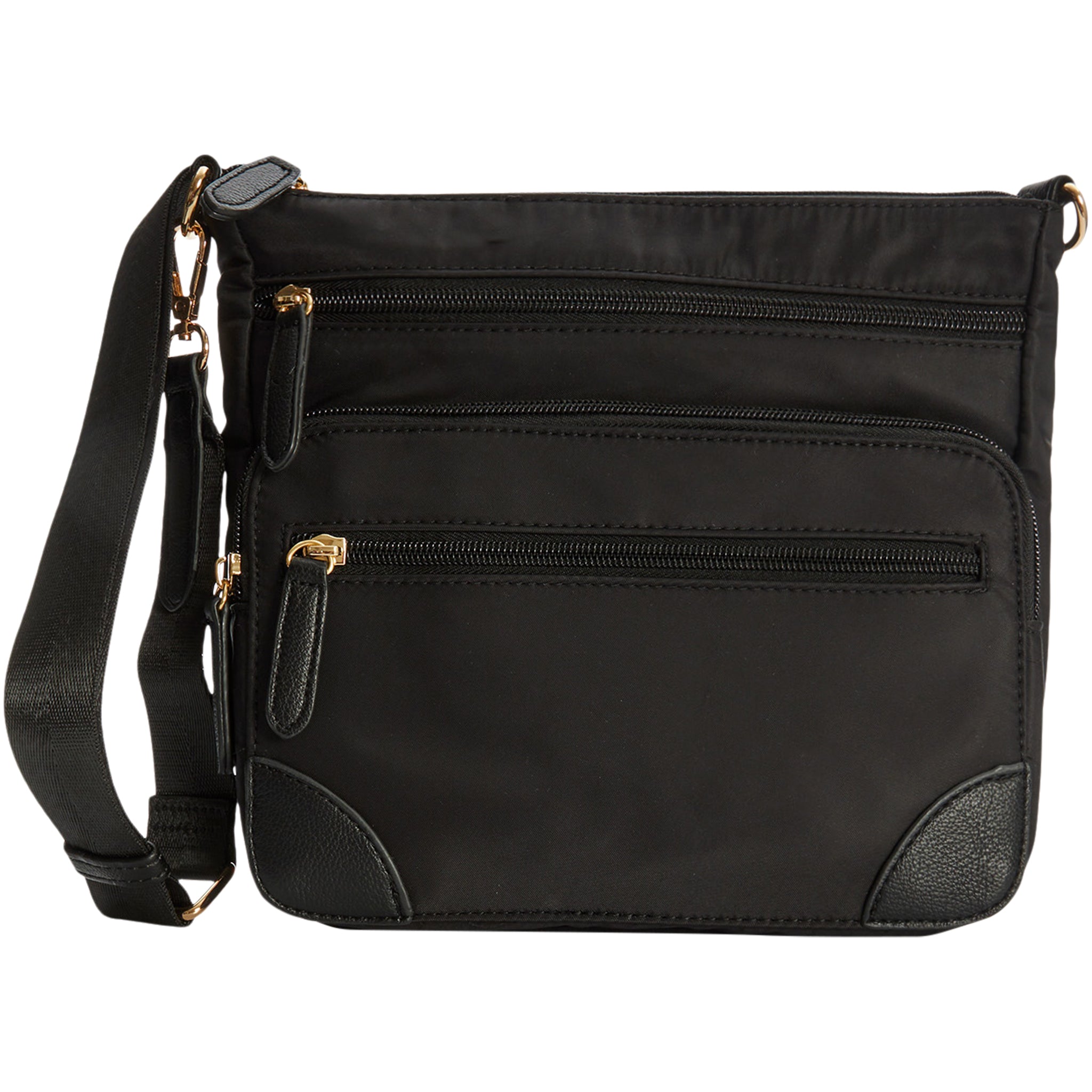 Nylon Multi Compartment Crossbody - Denny's