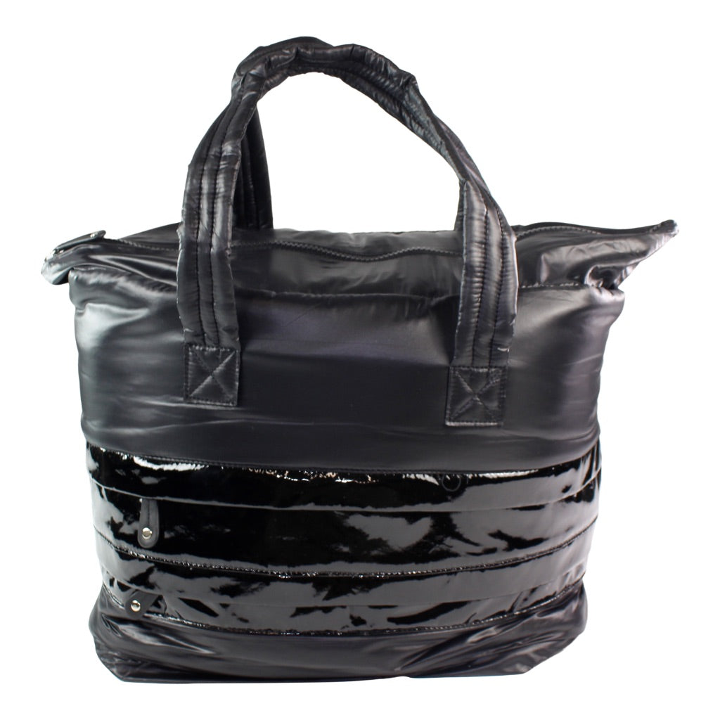 Parachute n Patent Puffer Tote - Denny's