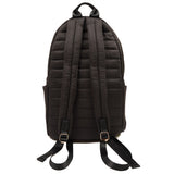 Black Puffer Backpack with Gold Zippers - Denny's