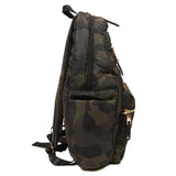 Camo Backpack with Gold Zippers - Denny's