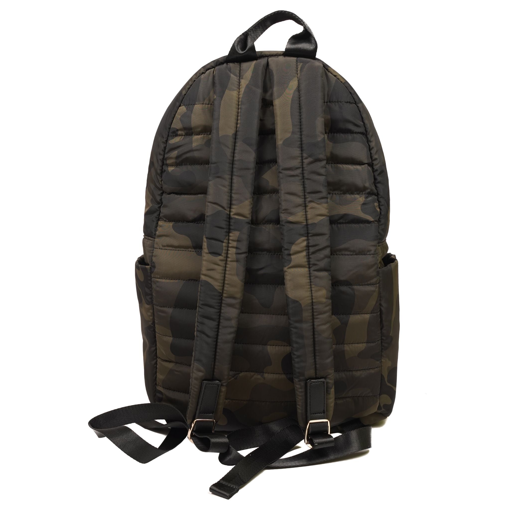 Camo Backpack with Gold Zippers - Denny's