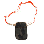 Embossed Camo Printed Neoprene Cellphone Crossbody - Denny's