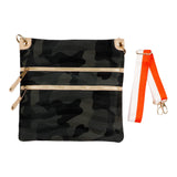 Embossed Camo Printed Neoprene Crossbody - Denny's