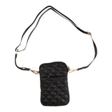Quilted Nylon Crossbody Phone Case - Denny's