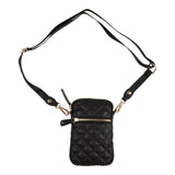 Quilted Nylon Crossbody Phone Case - Denny's