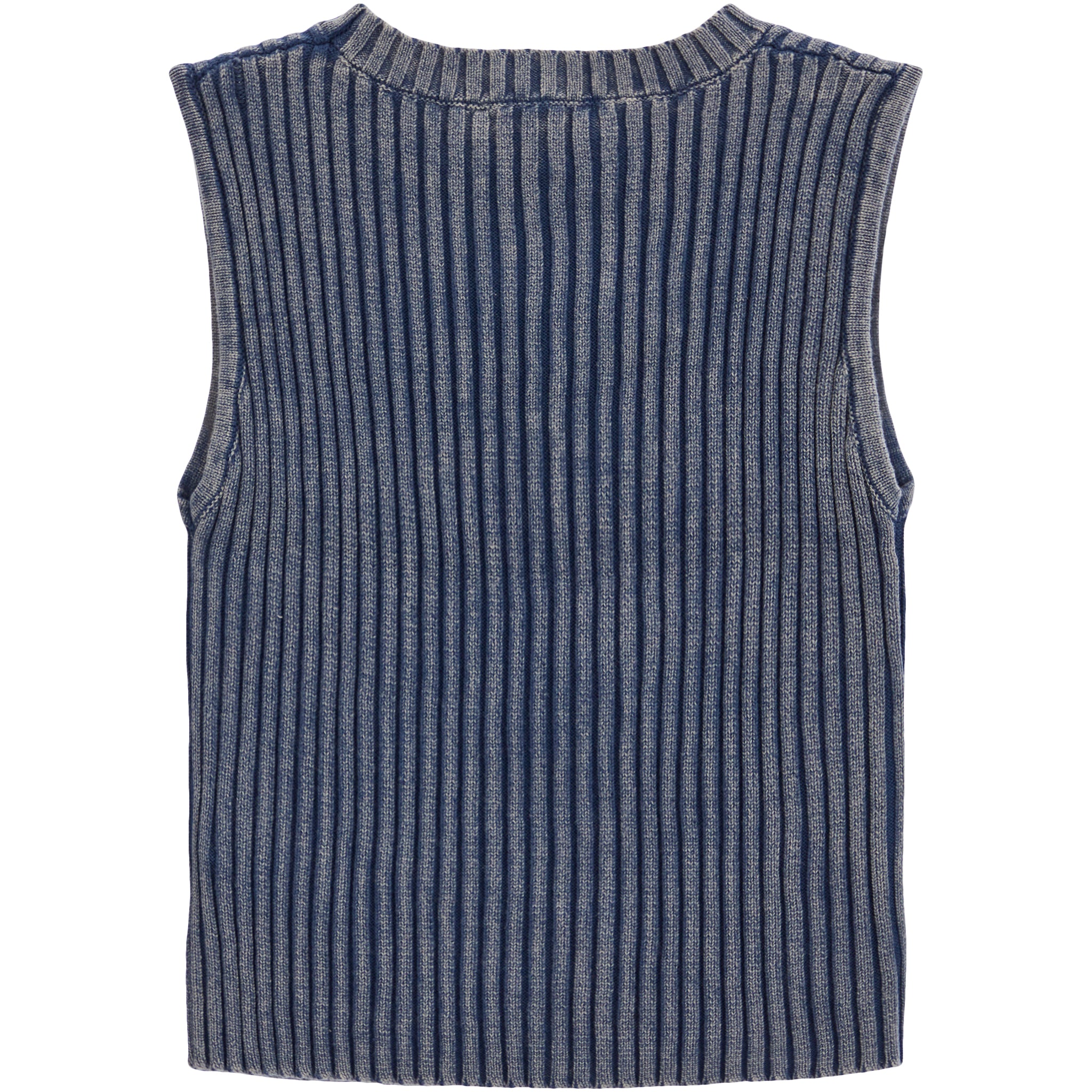 Ribbed Knit Sweater Tank - Denny's