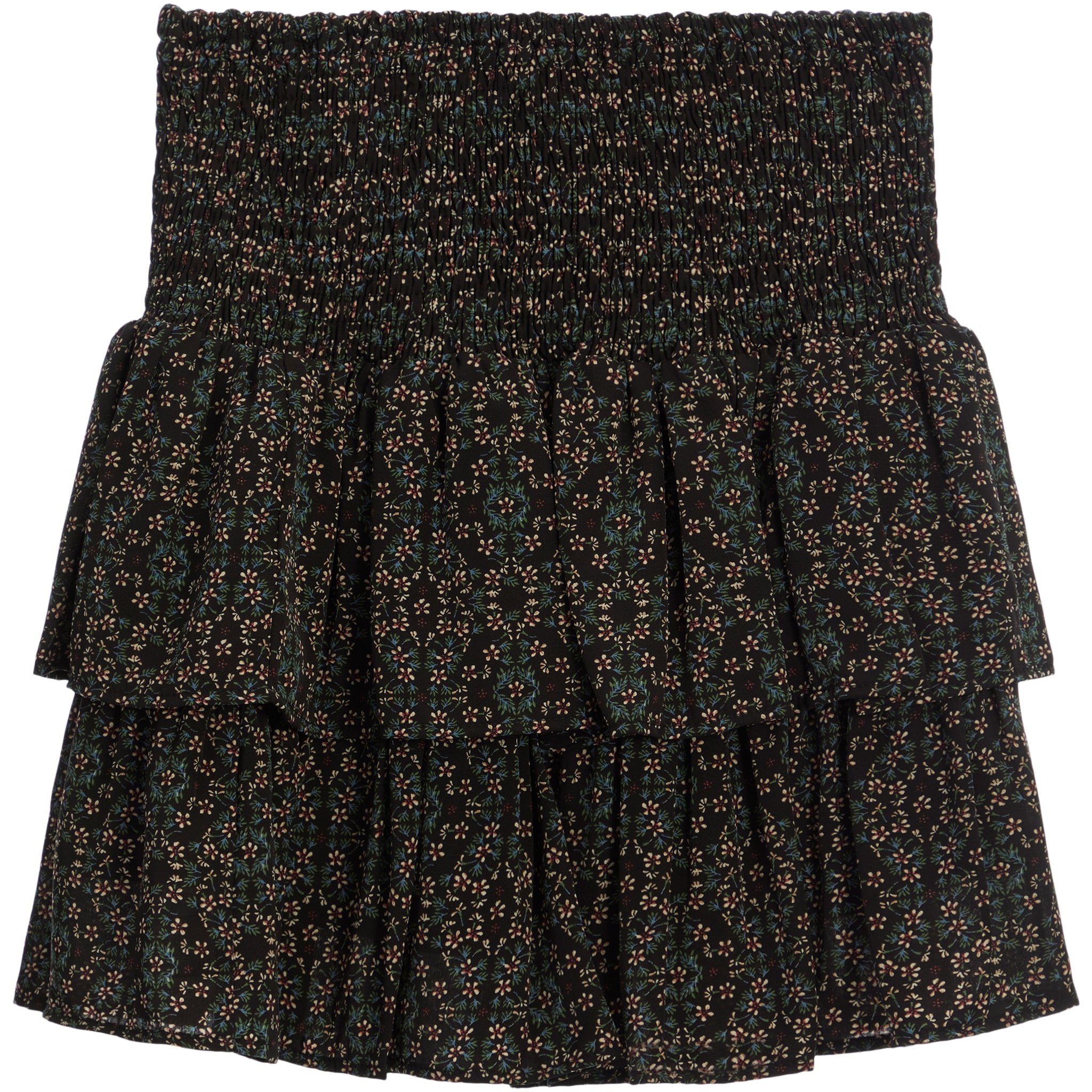 Smock Waist Tiered Skirt - Denny's