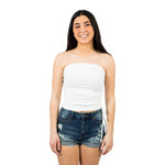 Side Rouched Tube Top - Denny's
