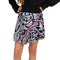 Soft Snake Skin Print Skater Skirt - Denny's