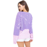 Purple Tie Dye Sweatshirt - Denny's