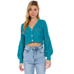 Crop Cardigan Sweater - Denny's
