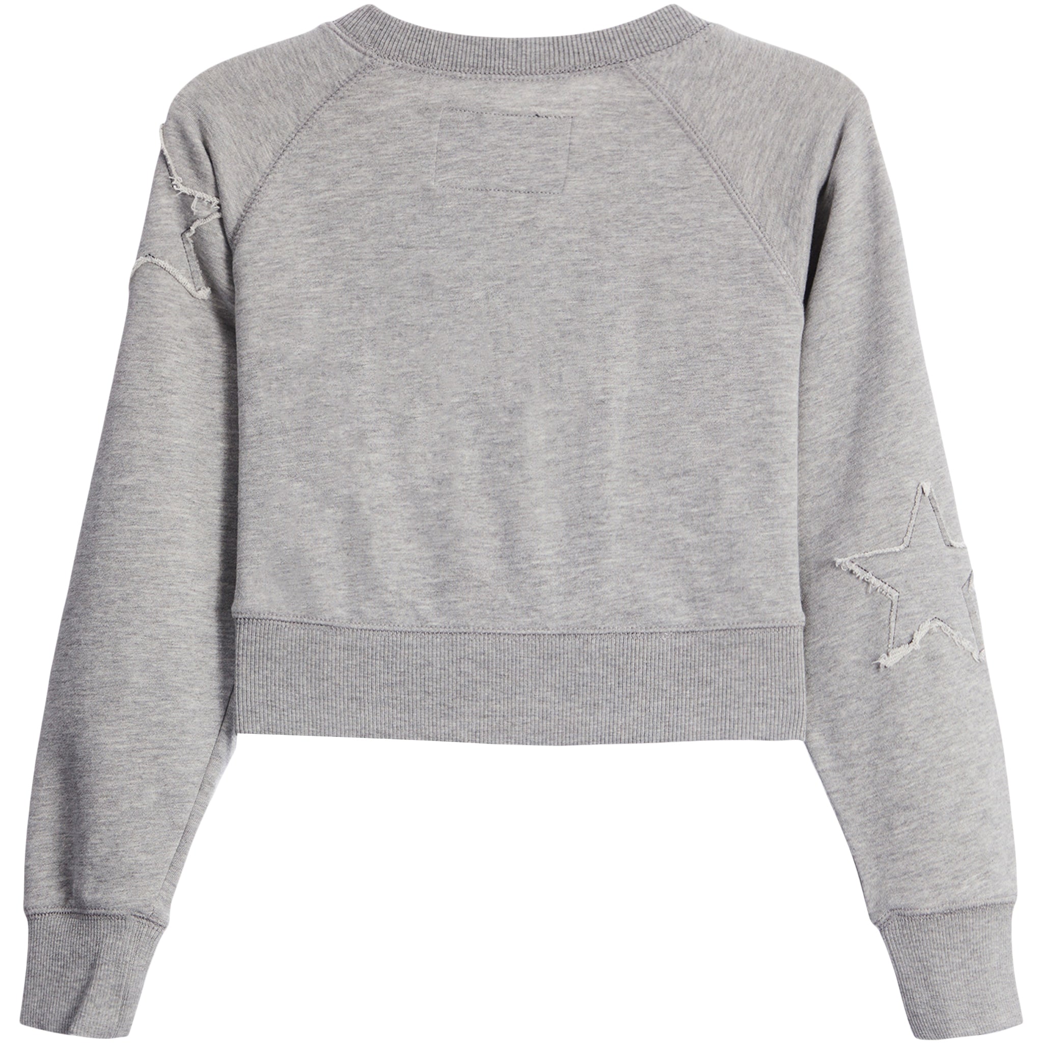 Star Crop Distressed Sweatshirt - Denny's