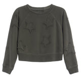Star Patch Raglan Sweatshirt - Denny's