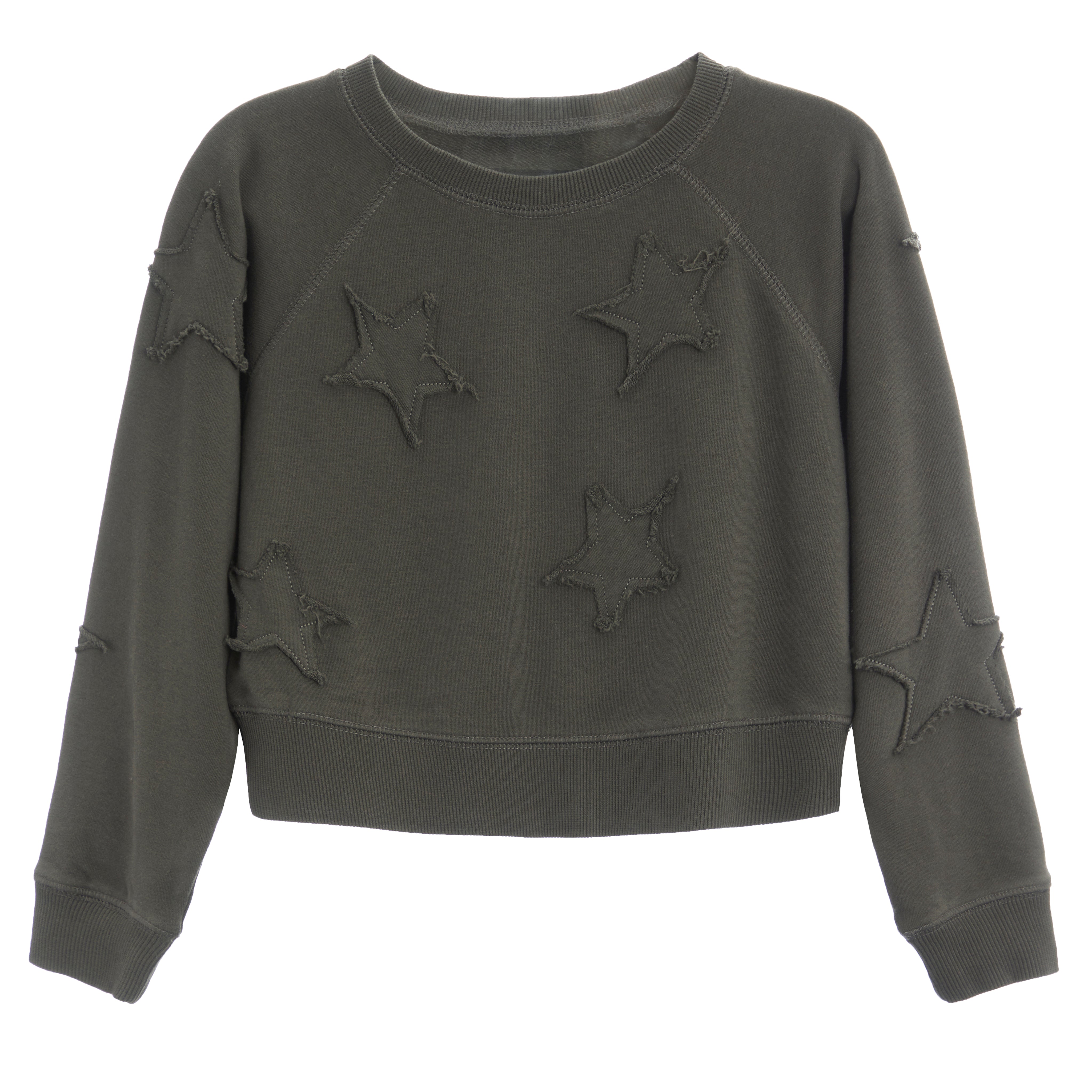 Star Patch Raglan Sweatshirt - Denny's