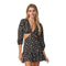 Cut Out Printed Dress - Denny's