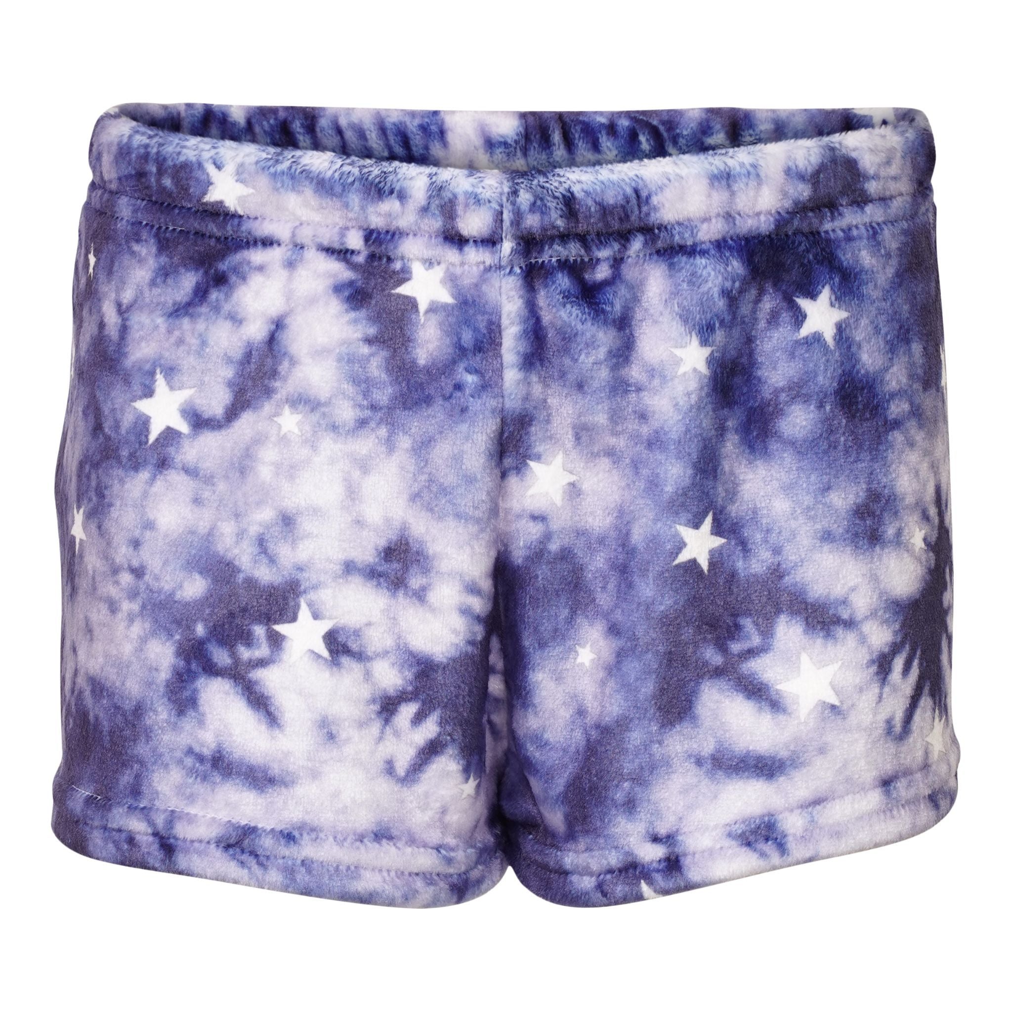 Star Denim Tie Dye Fuzzy Short - Denny's