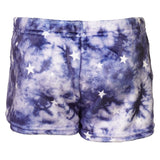 Star Denim Tie Dye Fuzzy Short - Denny's