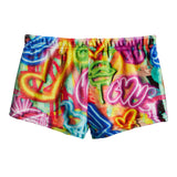 Neon Ice Cream Fuzzy Short - Denny's