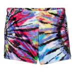 Colorful Tie Dye Fuzzy Short - Denny's
