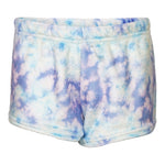 Crushed Purple & Turquoise Fuzzy Short - Denny's