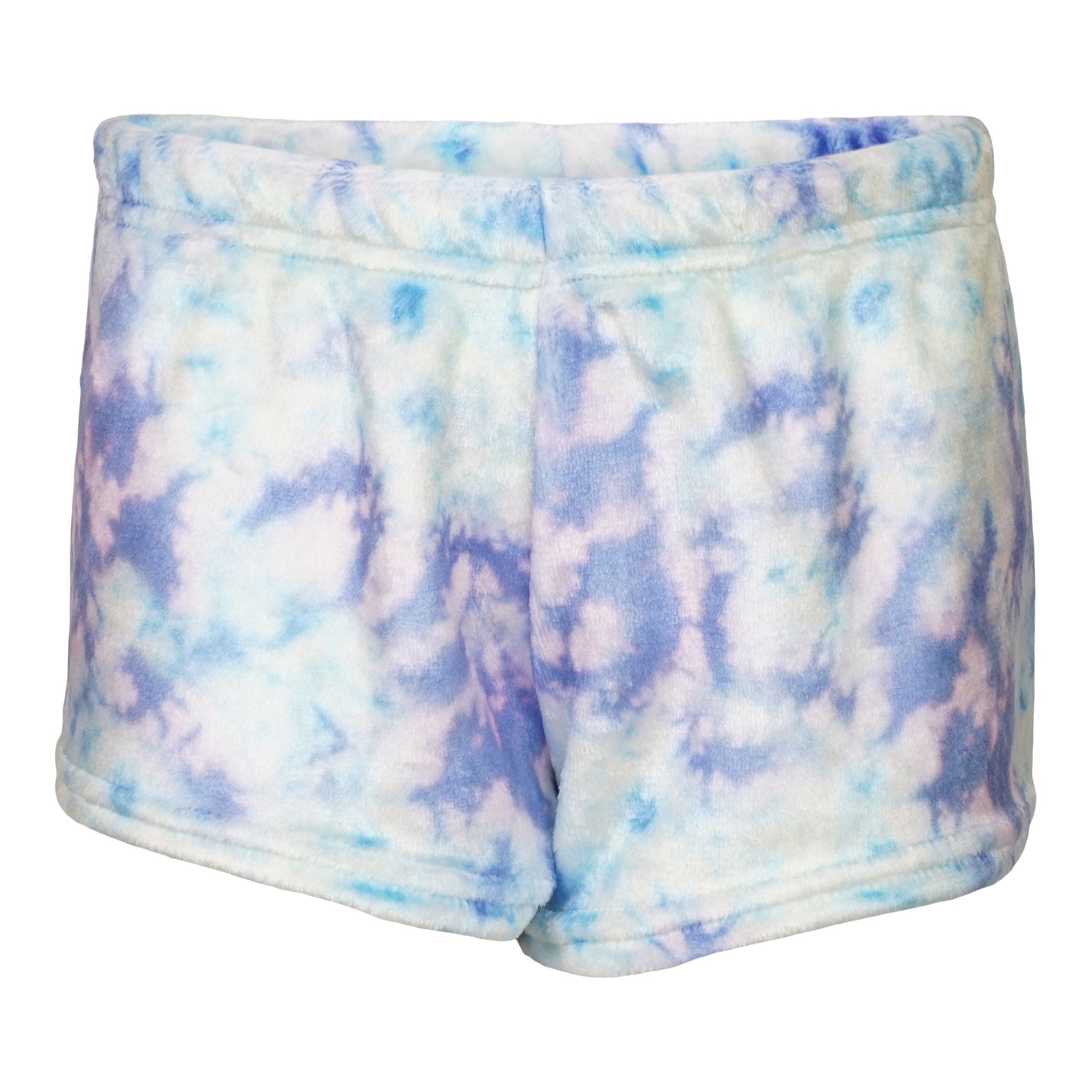 Crushed Purple & Turquoise Fuzzy Short - Denny's