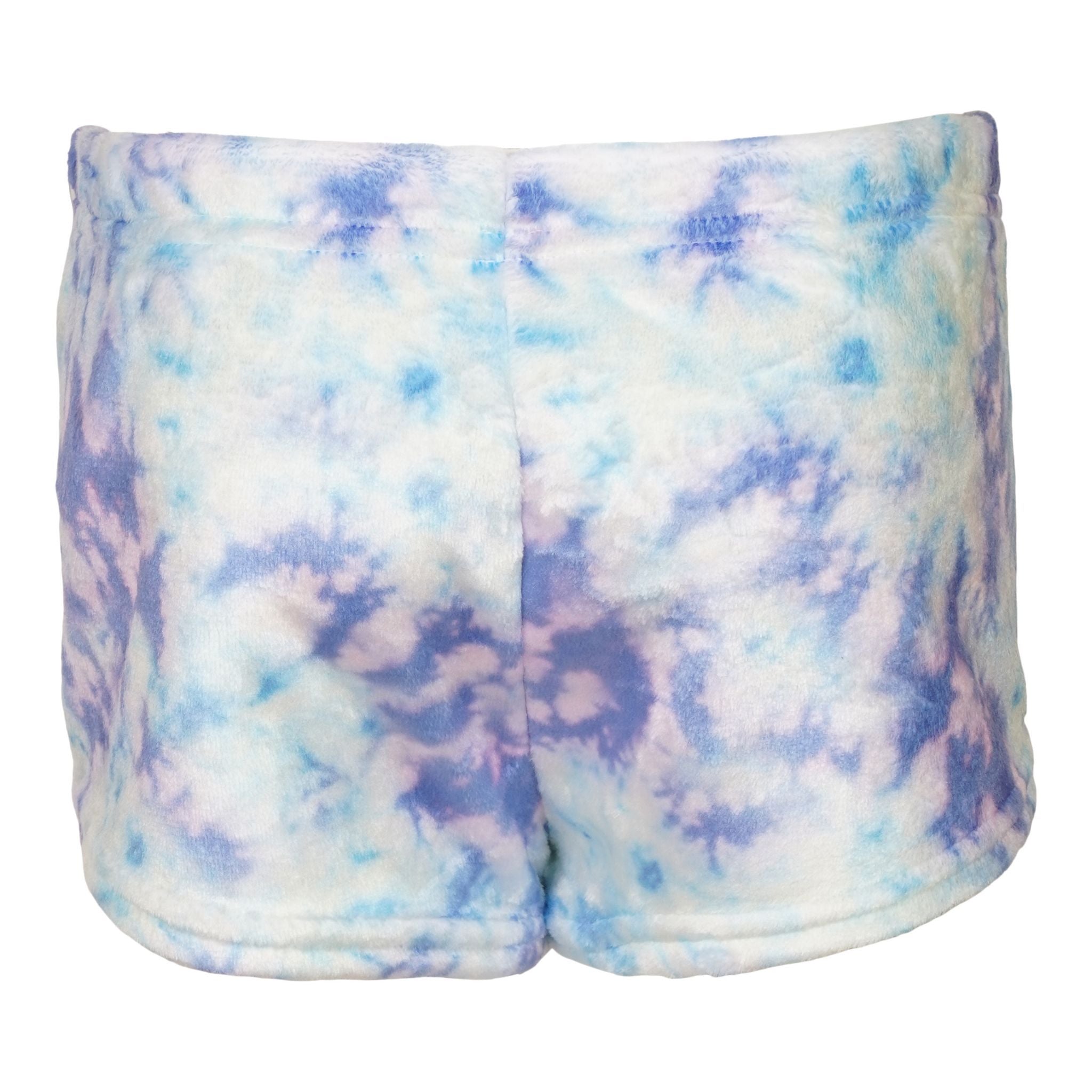 Crushed Purple & Turquoise Fuzzy Short - Denny's