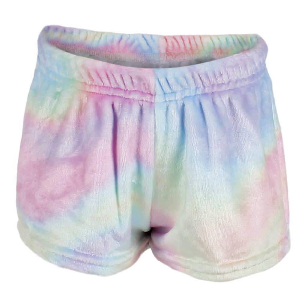 Pastel Tie Dye Fuzy Short - Denny's