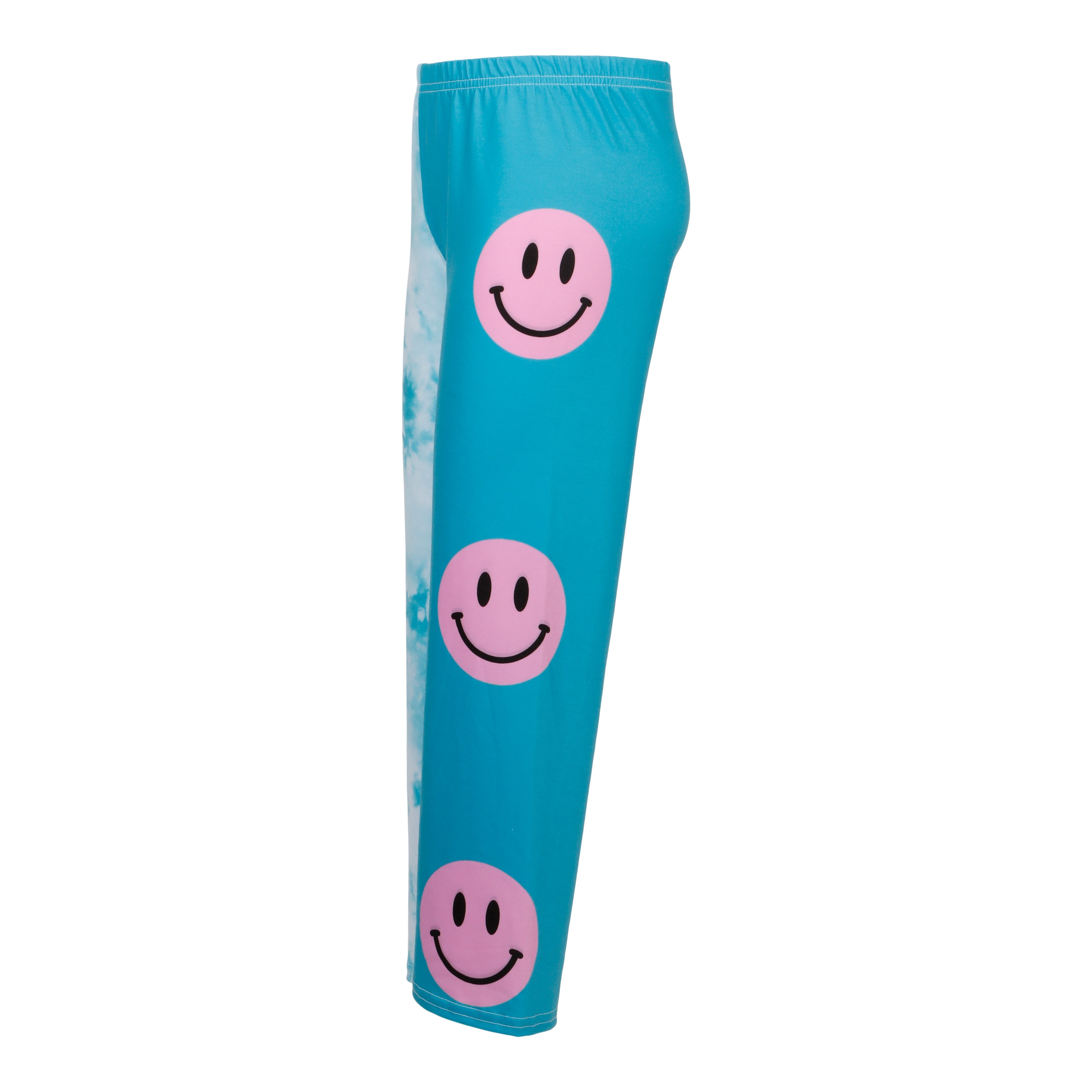 Multi Pink Smiley Lounge Pant - Denny's